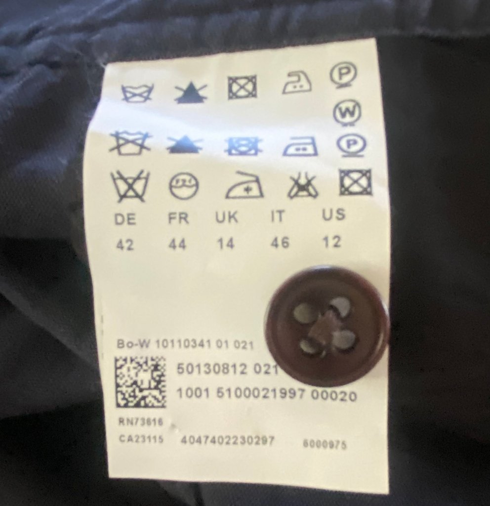 Hugo Boss Linen Harem Shorts Size UK14 - NEW with Tags