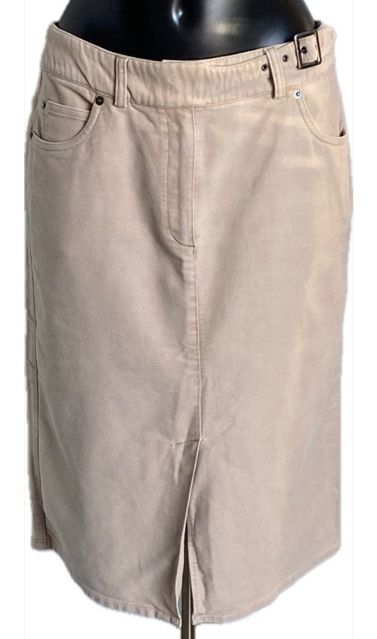 Ted Baker Mocha Coloured Skirt - UK14