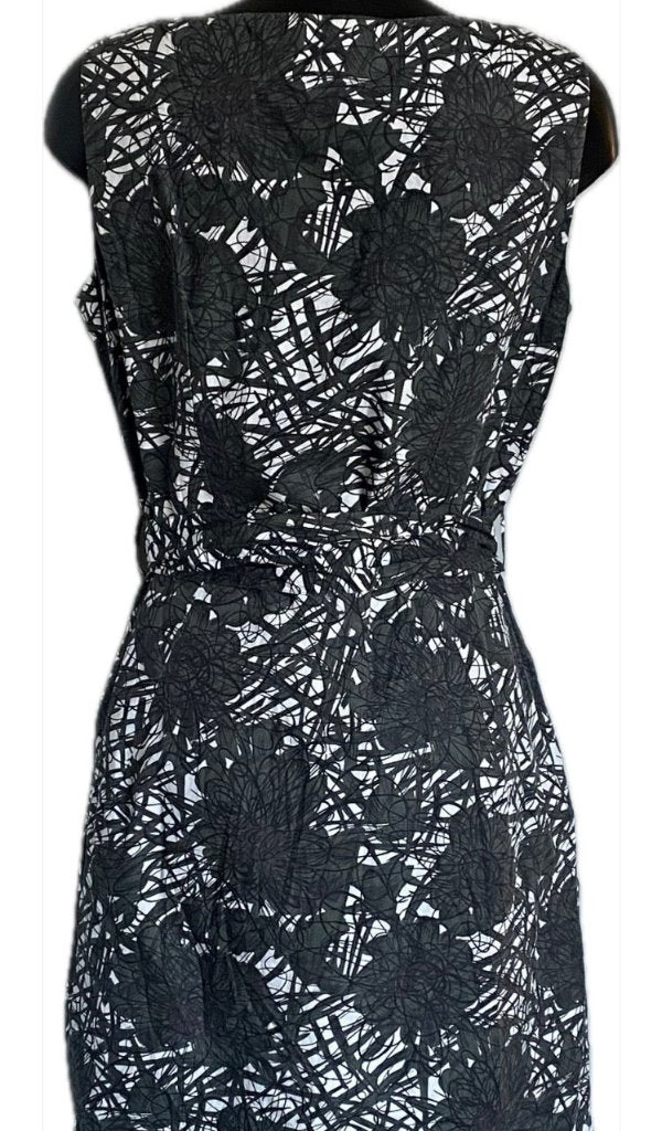 NICOLE FARHI Green Cotton Dress - UK16