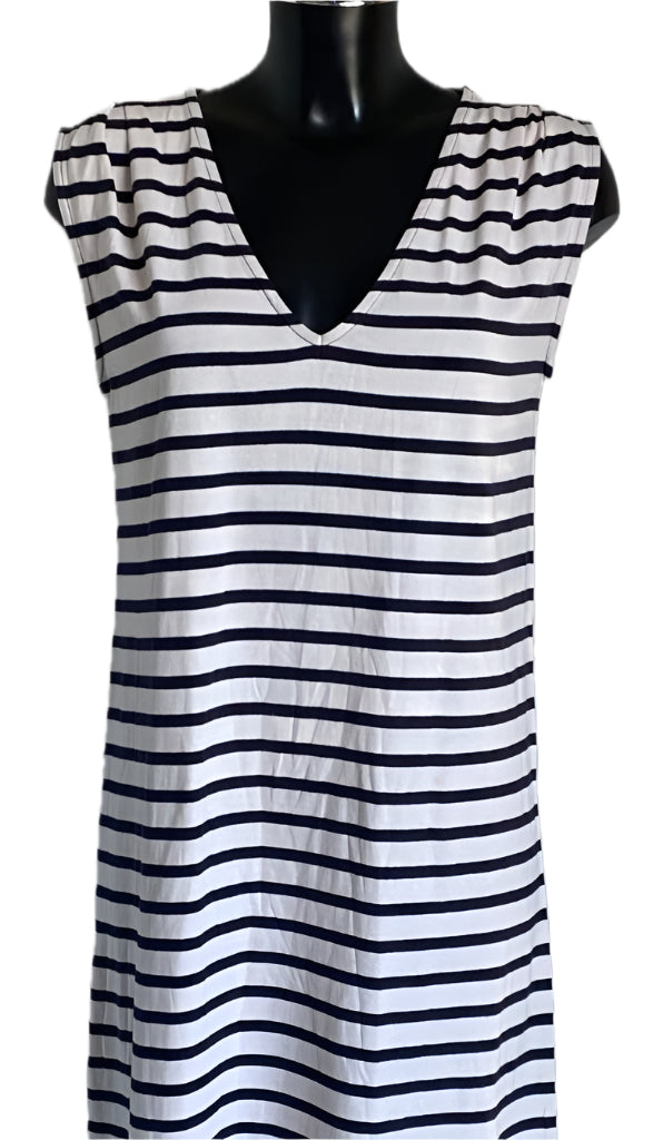 NICOLE FARHI Pink & Black Dress - UK M