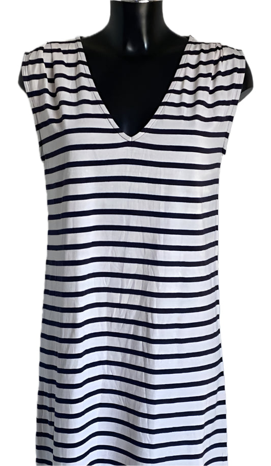 NICOLE FARHI Pink & Black Dress - UK M