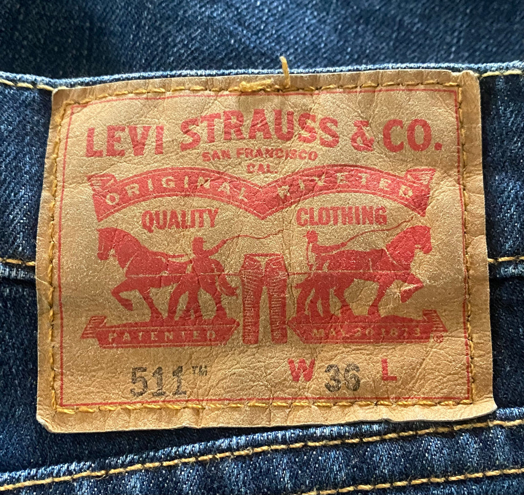 Levi's 511 Denim Shorts - Levi's Leather Patch