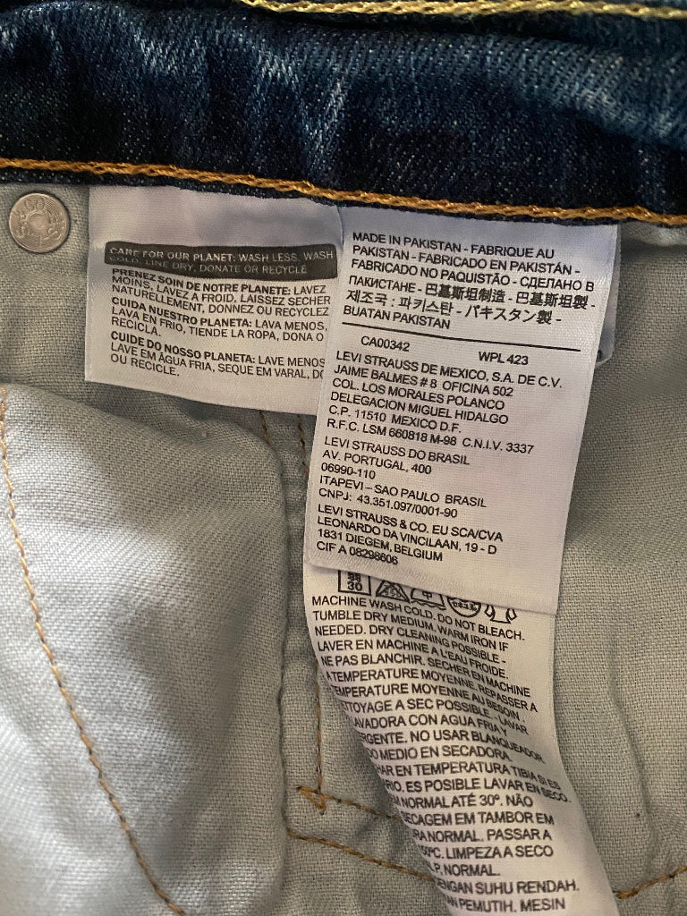 Levi's 511 Denim Shorts - Wash Label