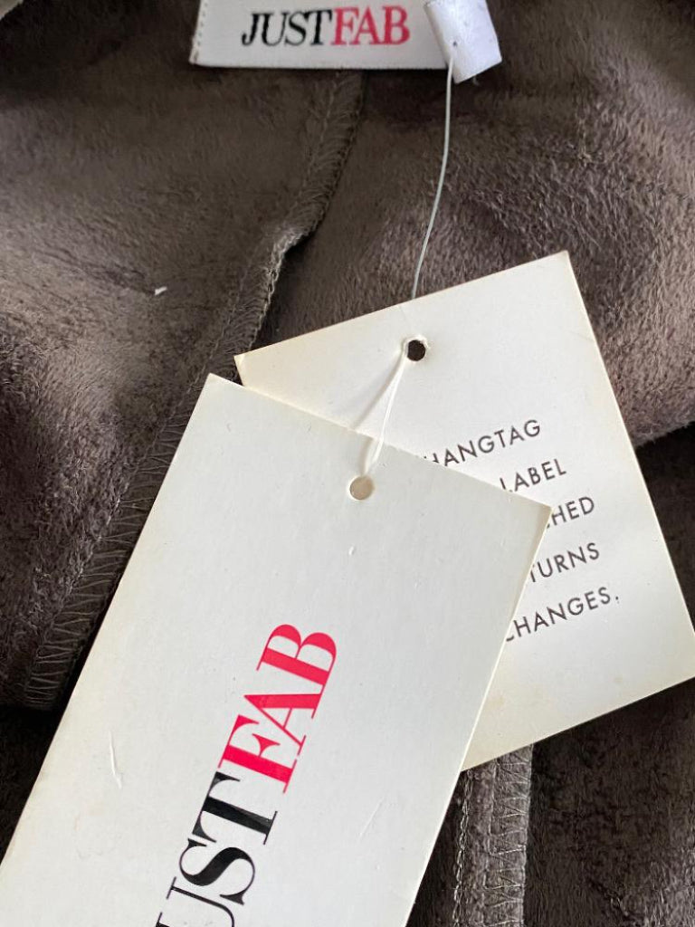 JUSTFAB Brown Leather Jacket - New Tags
