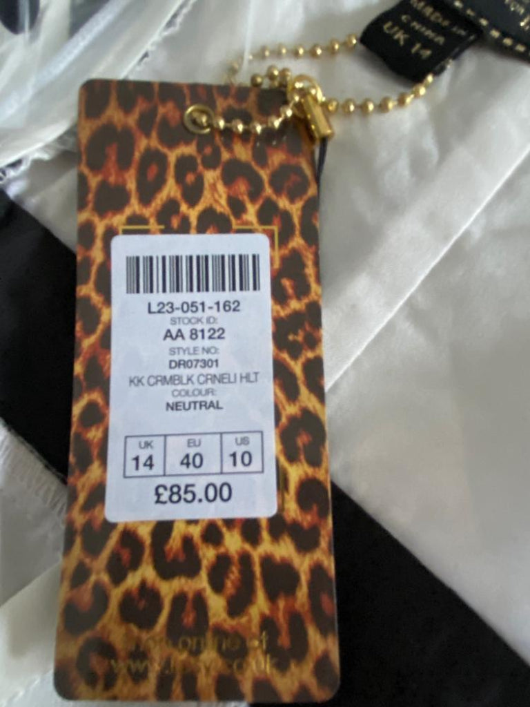 Lipsy Kardashian White Dress - UK14