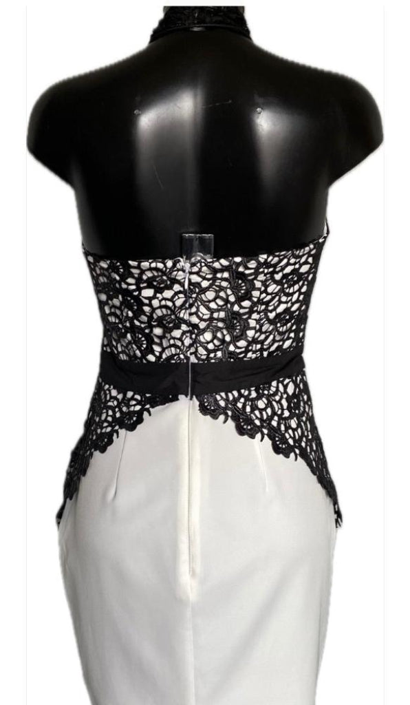 Lipsy Kardashian White Dress - UK14