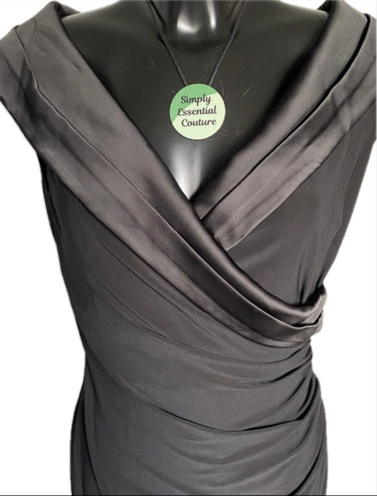 RALPH LAUREN Long Black Gown - UK10