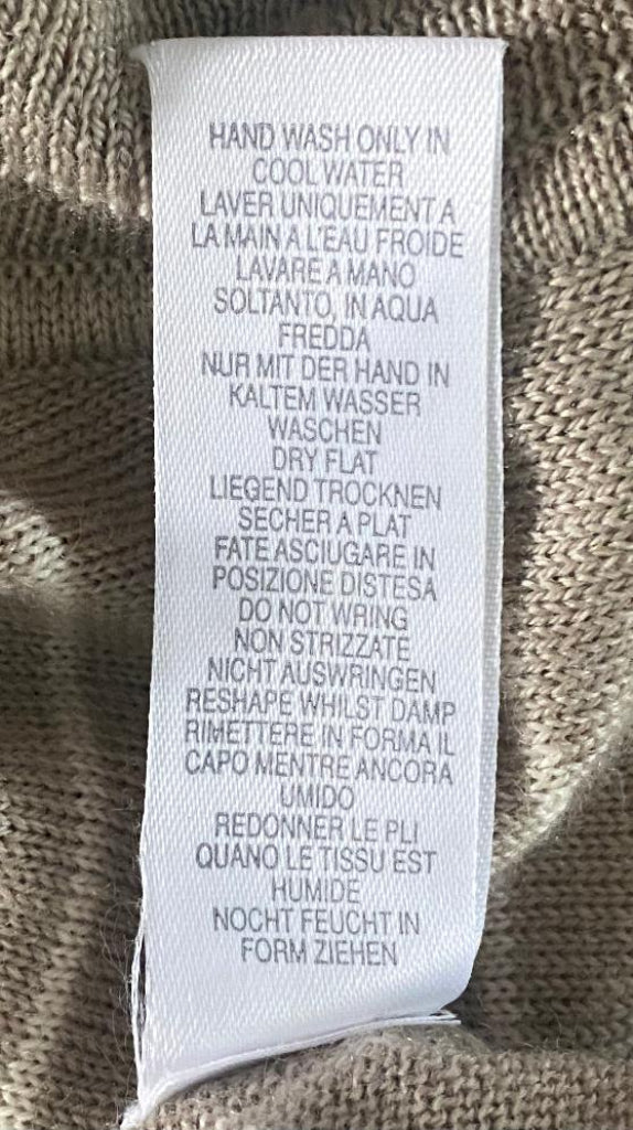 Paul Smith Beige Striped Jumper - Wash Label