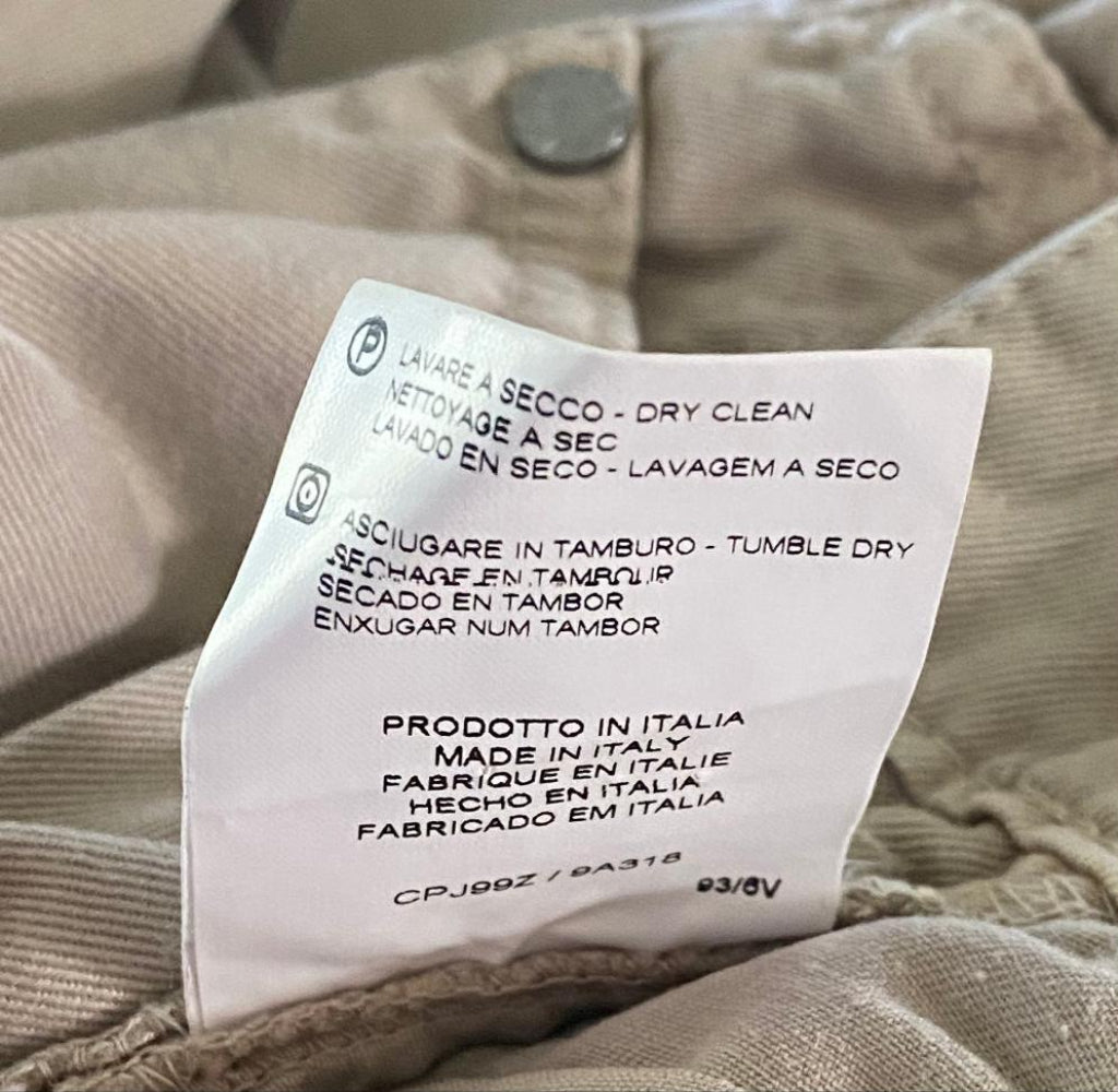 Versace Cream Jeans W34 - Dry Clean