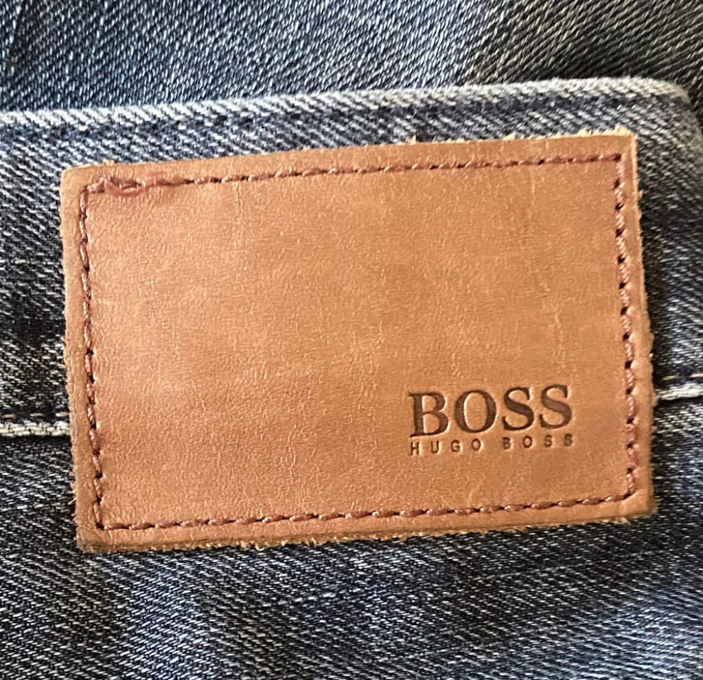 Hugo Boss Dark Wash W34 Jeans - Rear Badge