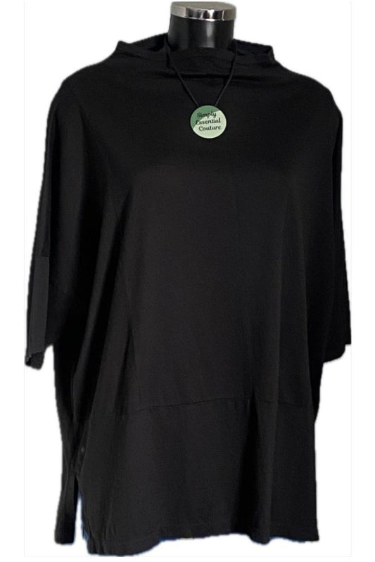 Yacco Maricard Black Oversize Top - UK M
