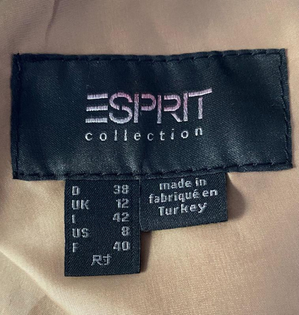 ESPRIT Brown and Tan Wool Jacket UK12