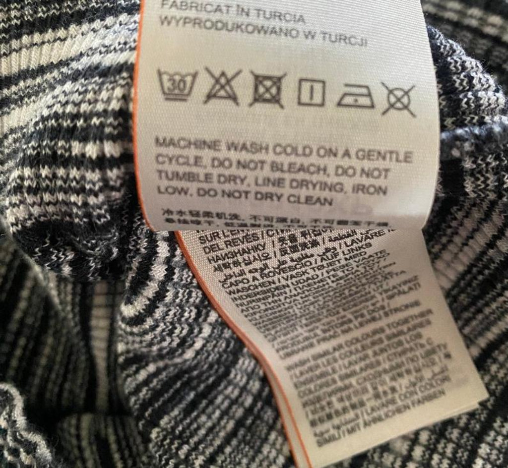 SUPERDRY Navy & White Striped Dress - UK XS