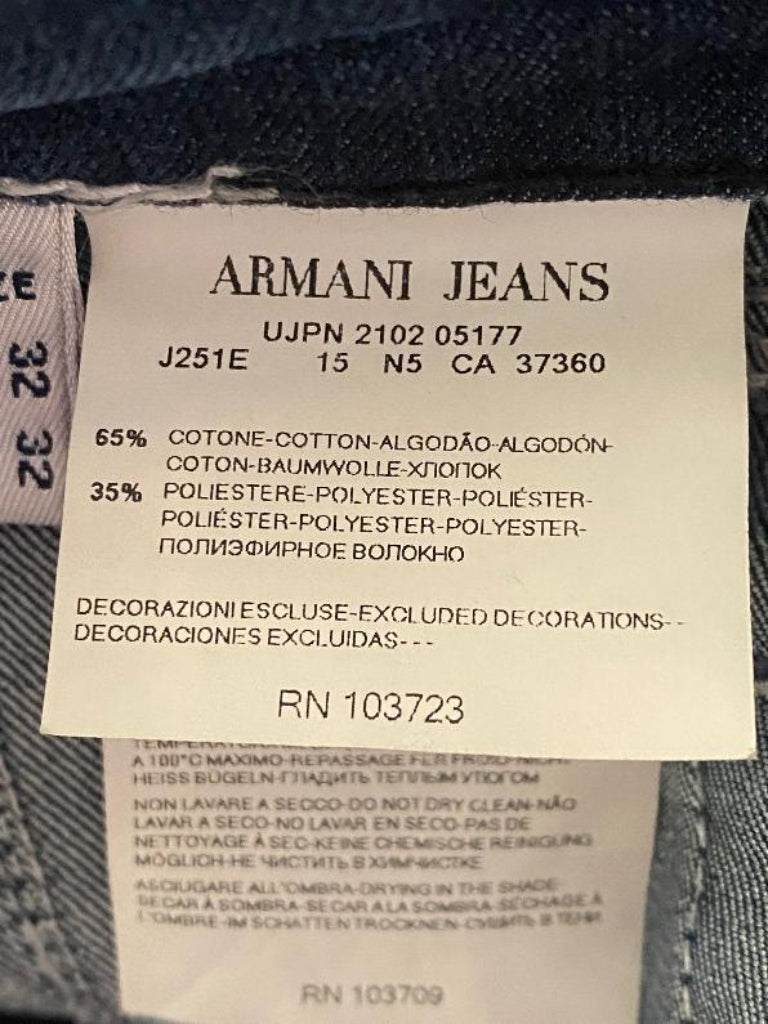 ARMANI JEANS Dark Wash Flared Jeans Mix