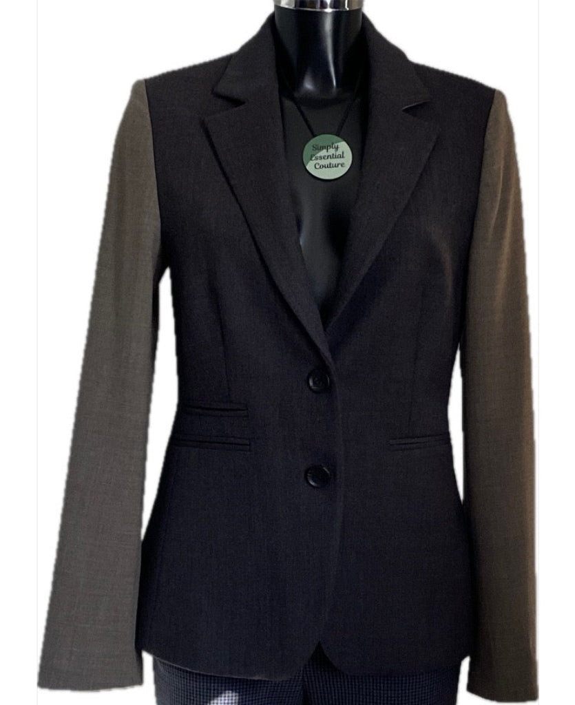 Esprit Brown and Tan Wool Jacket - UK12