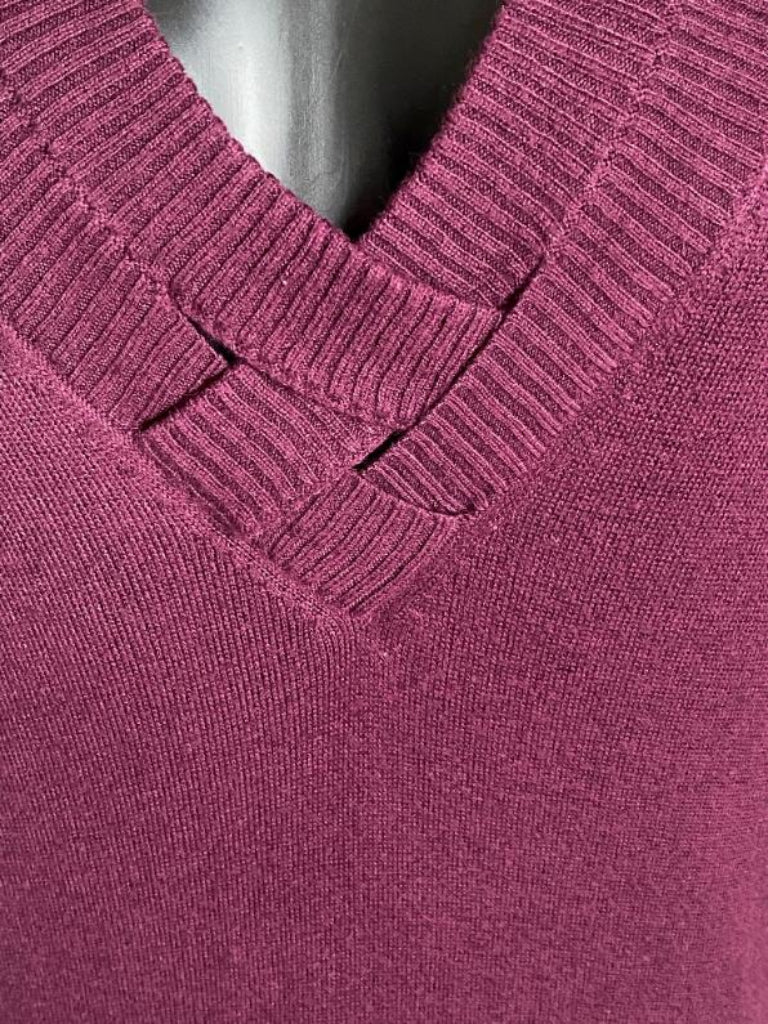 ARMANI JEANS Burgundy Dress - UK14