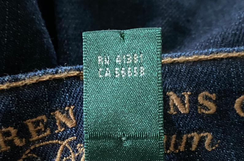 RALPH LAUREN Dark Blue Jeans - UK16