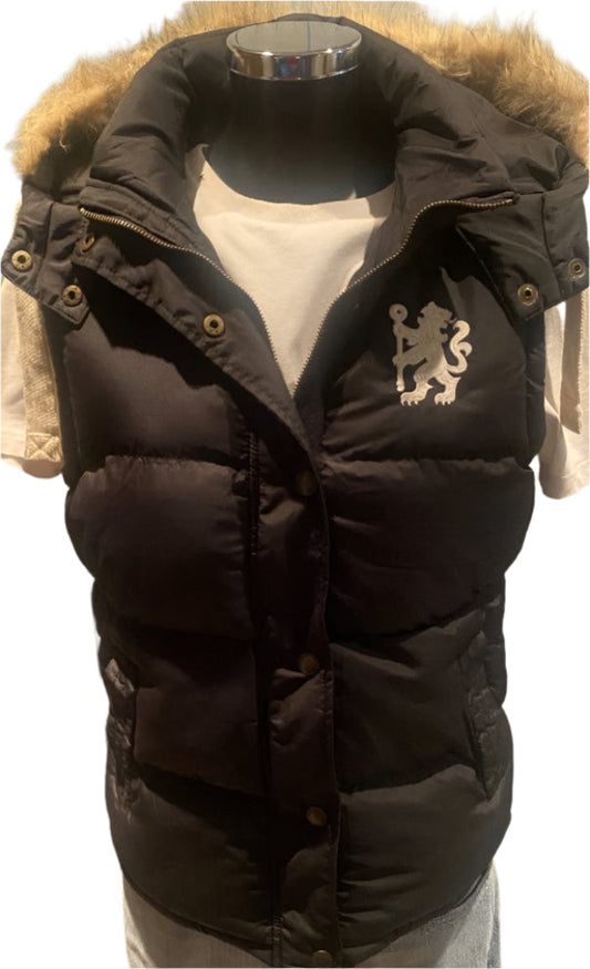 Chelsea F.C. Official Black Gilet - UK12