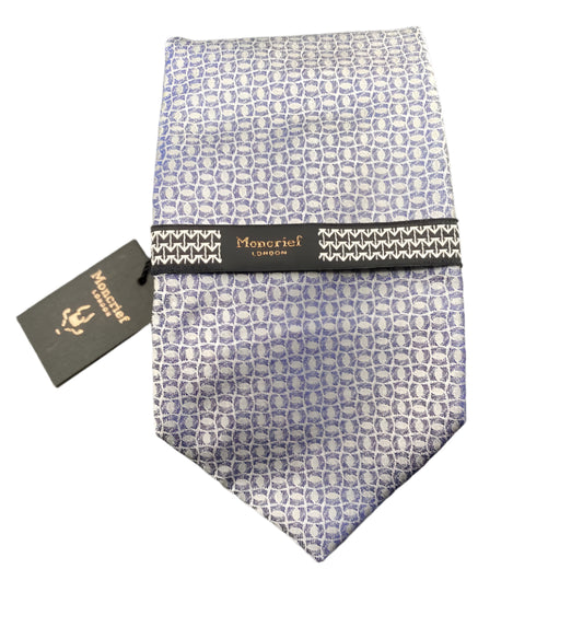 Moncreif Silver/Grey 100% Silk Tie