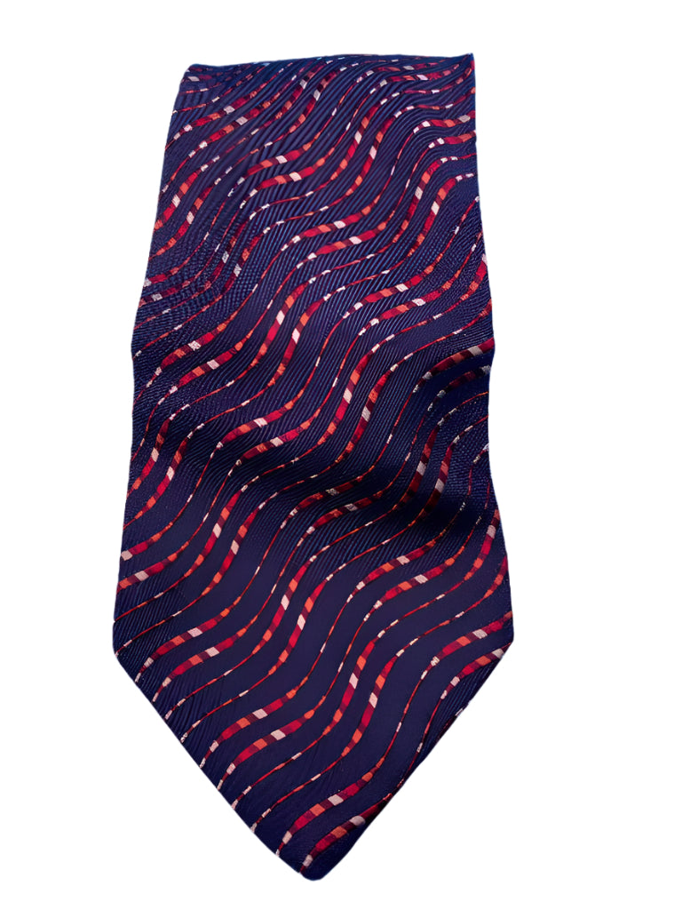 Paul Smith Navy/ Red 100% Silk Tie