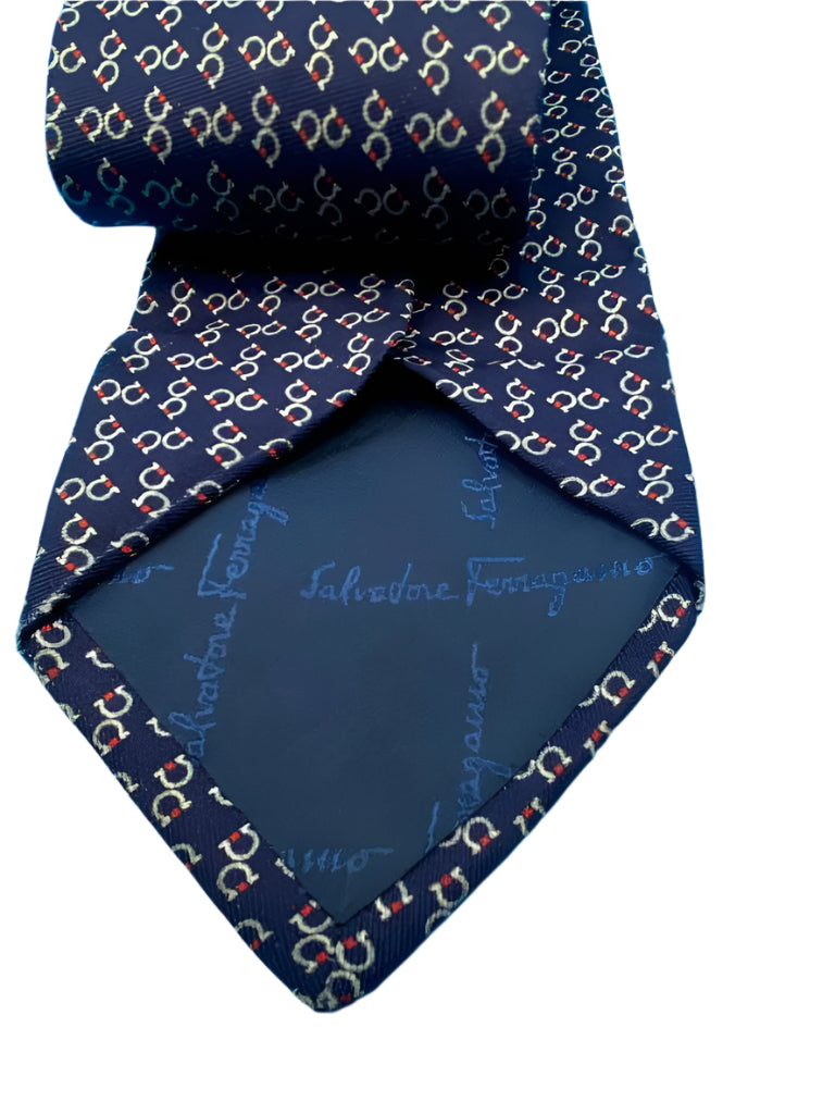 Salvatore Ferragamo 100% Silk Tie