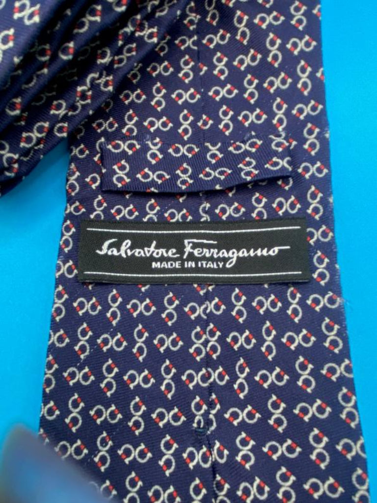 Salvatore Ferragamo 100% Silk Tie