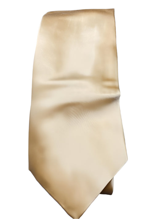 Marco Leonardi Yellow 100% Silk Tie