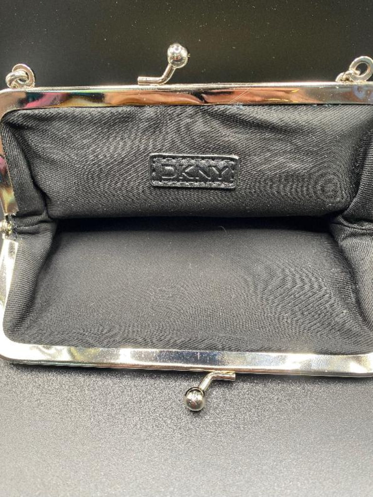 DKNY Black & Gold Monogrammed Bag