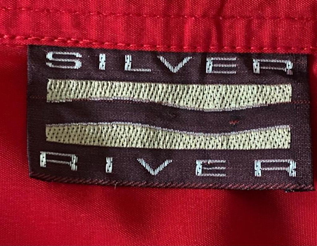 Silver River Fitted Red Shirt - Label