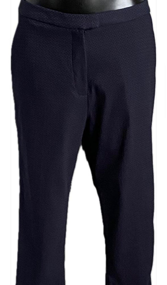 Warehouse Navy Trousers - Size UK12