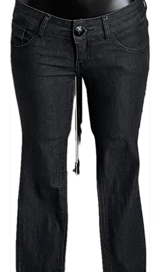 IODICE Charcoal Grey Jeans - Size UK8