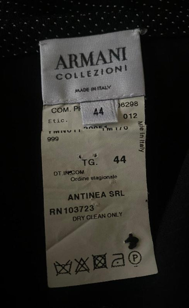 Armani Collezioni Black Skirt Suit - Label