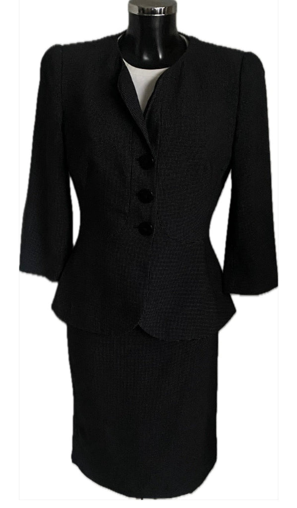 Armani Collezioni Black Skirt Suit - UK16