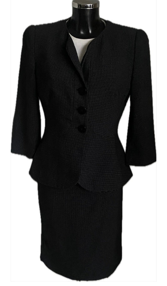 Armani Collezioni Black Skirt Suit -  UK16