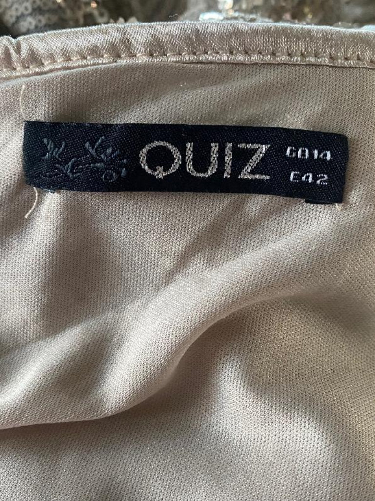 QUIZ Sequinned Mermaid Dress - UK14