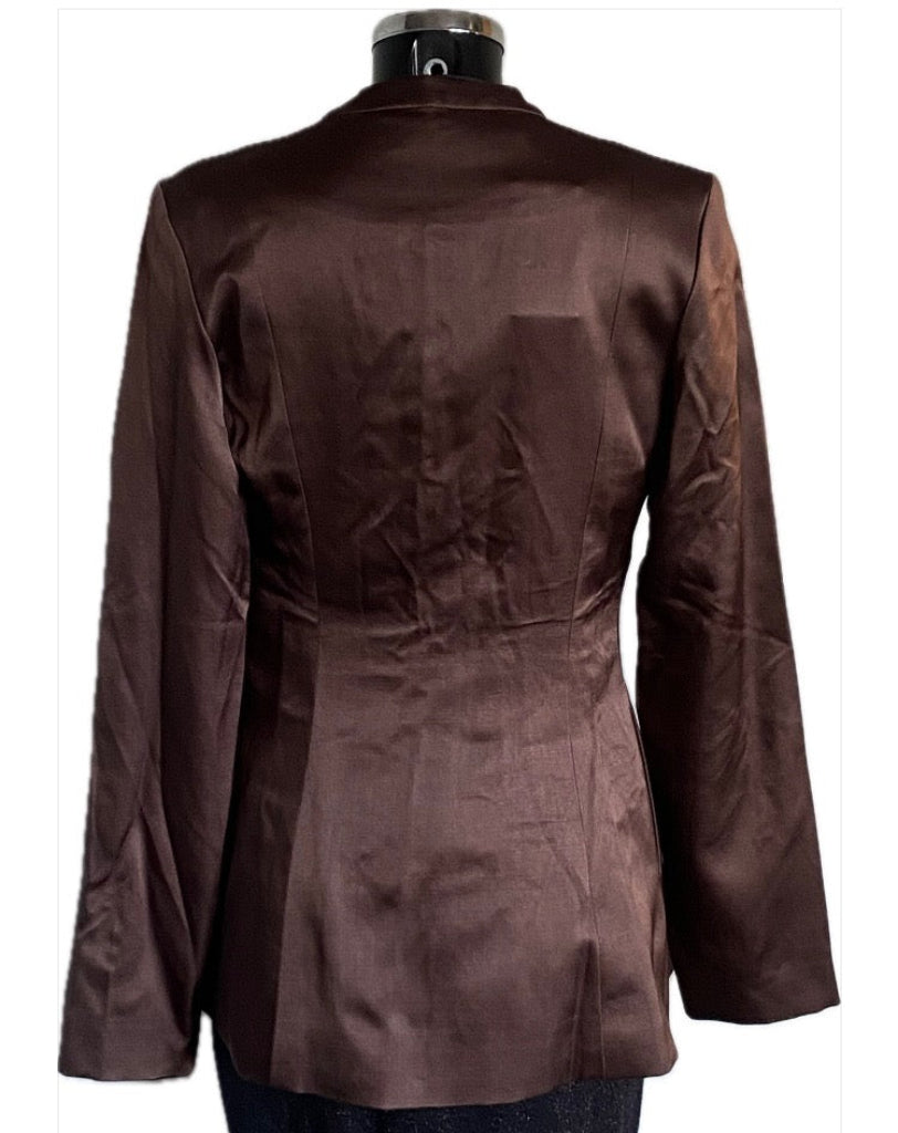 Carlotta Gherzi Brown Silk Jacket - UK10