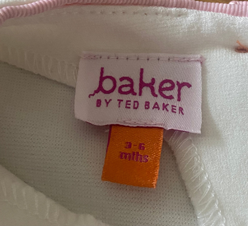 Ted Baker Pink Floral Dress - Age 3-6mths