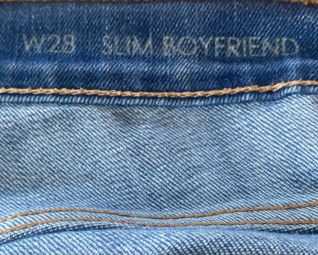 Calvin Klein Blue Boyfriend Jeans - UK10