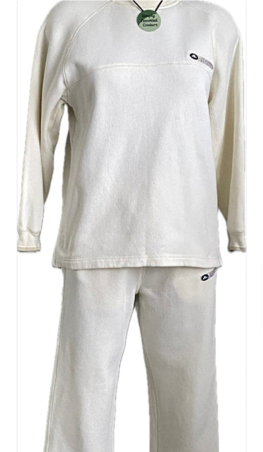 Ellesse Vintage Cream Track Suit - UK8
