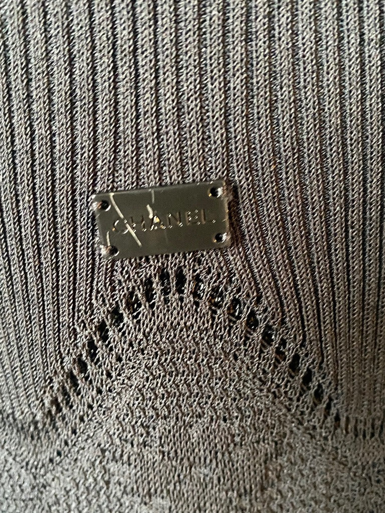 CHANEL Black Evening Gown - Badge