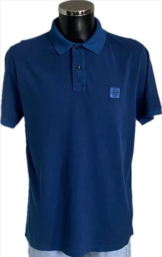 Stone Island Navy Polo Shirt - UK XXL