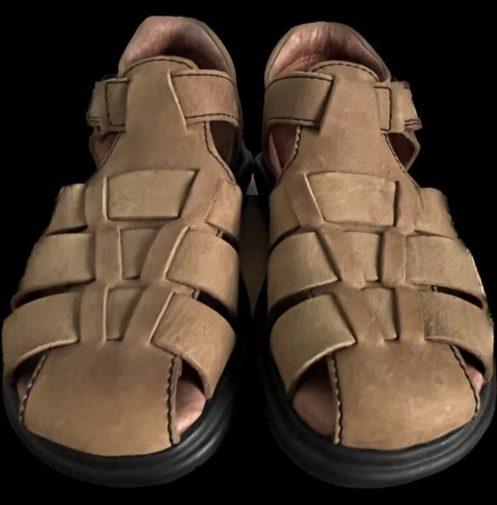 START-RITE Brown Leather Sandals