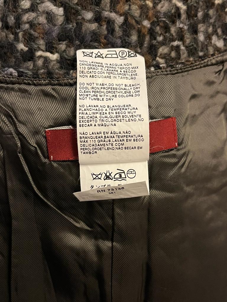 MAX MARA Brown Flecked Skirt Wash Label