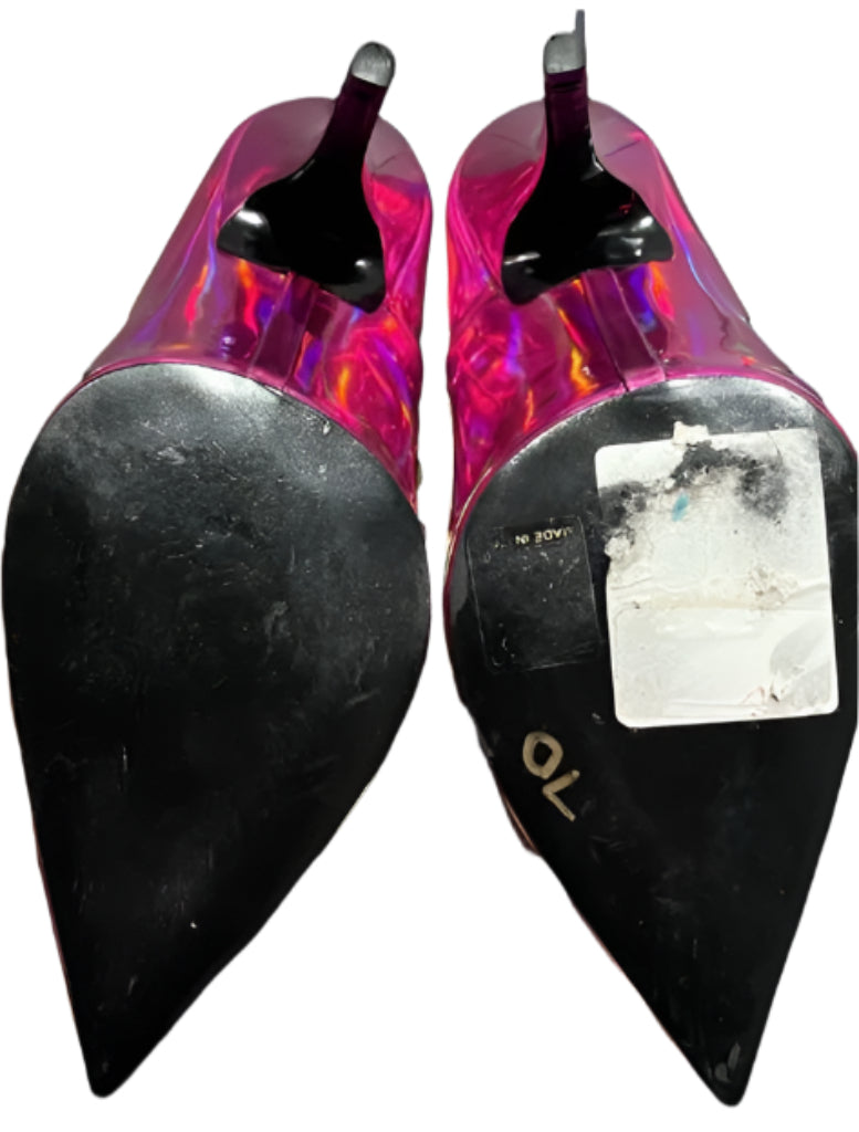 STELLA McCARTNEY Metallic Pink Shoes - UK3 - Pre-loved in Amazing Condition