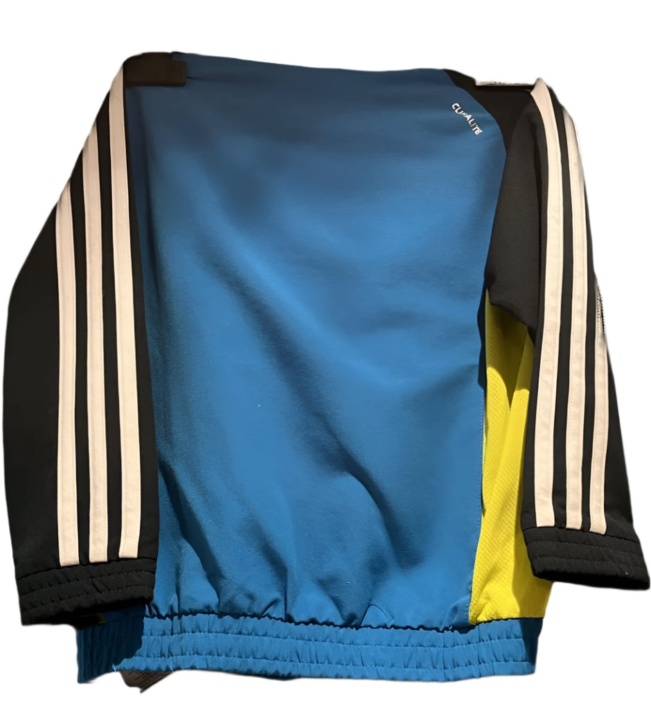 ADIDAS Blue and Yellow Top - Age 2-3yrs