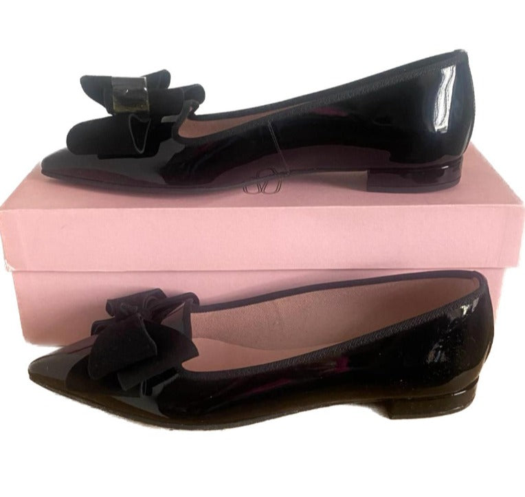 Pretty Ballerina Black Shoes - size UK5 - Pre-loved