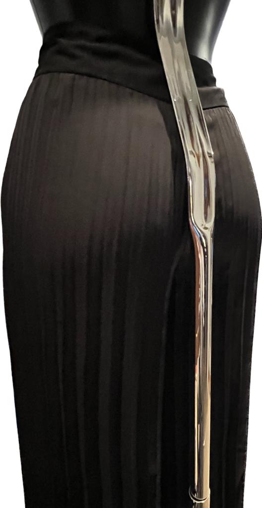 Monsoon Black Pleated Trousers - Size UK12