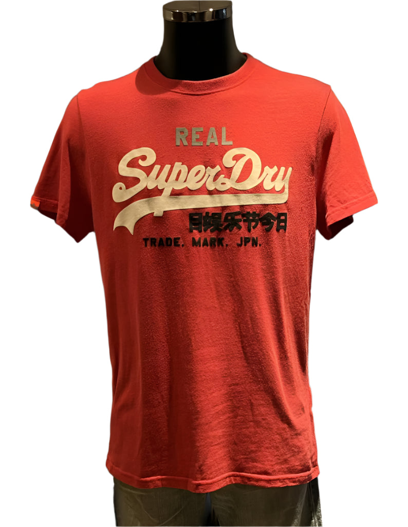 Superdry Cerise Pink T-Shirt - Size XL