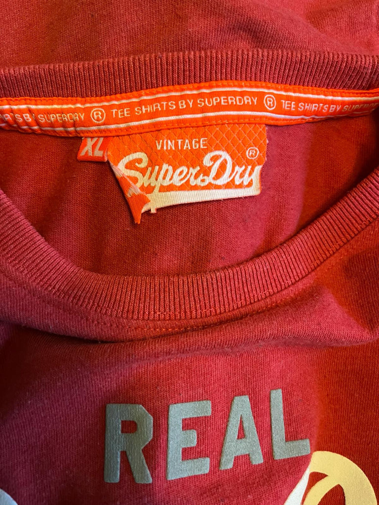 Superdry Cerise Pink T-Shirt - Vintage