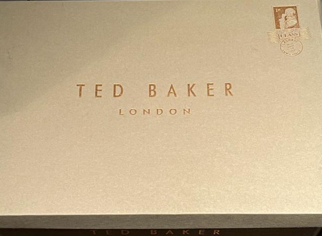 TED BAKER Black Leather Trainers - UK 5